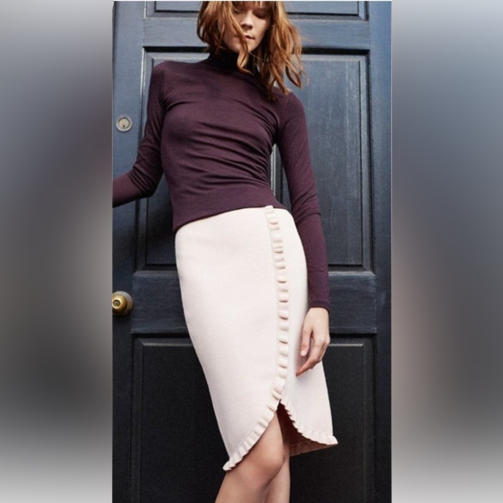 Club Monaco Double Knit Pencil Skirt
